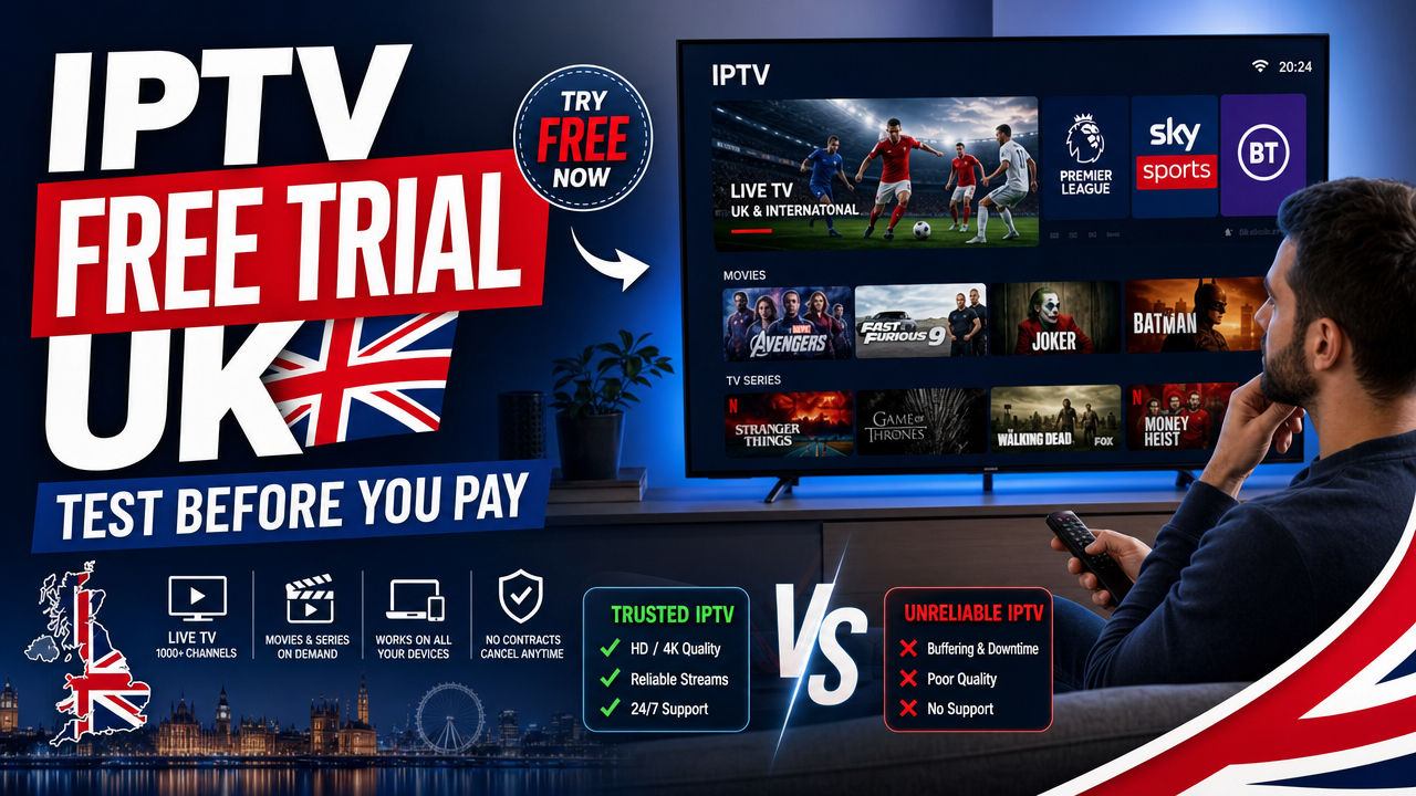 IPTV Free Trial UK