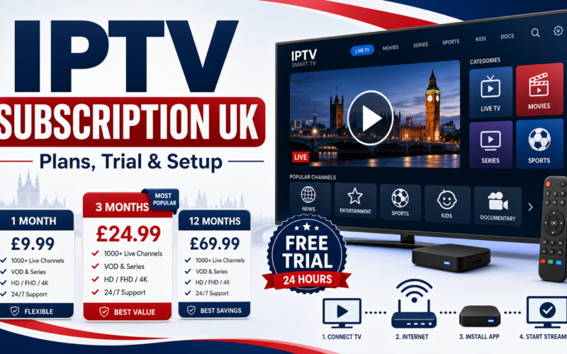IPTV Subscription UK: Start Today